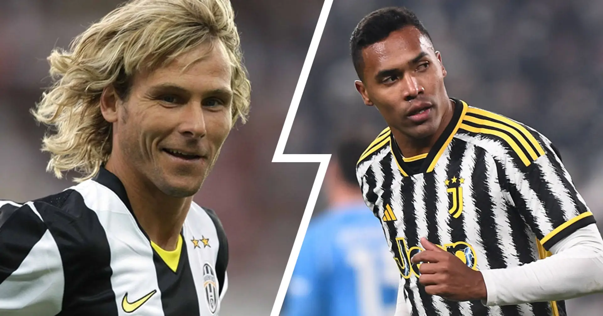 Alex Sandro e Pavel Nedved, Juventus