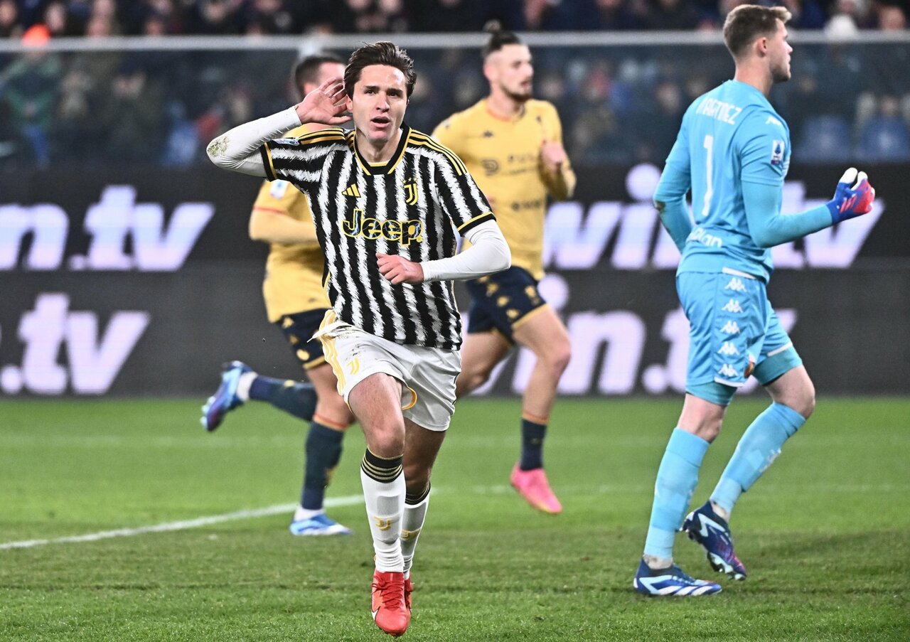 Federico Chiesa con la maglia della Juventus